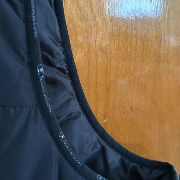 Black Puffer Vest Mens 2XL Champion Zip Pockets - Picture 4 of 8
